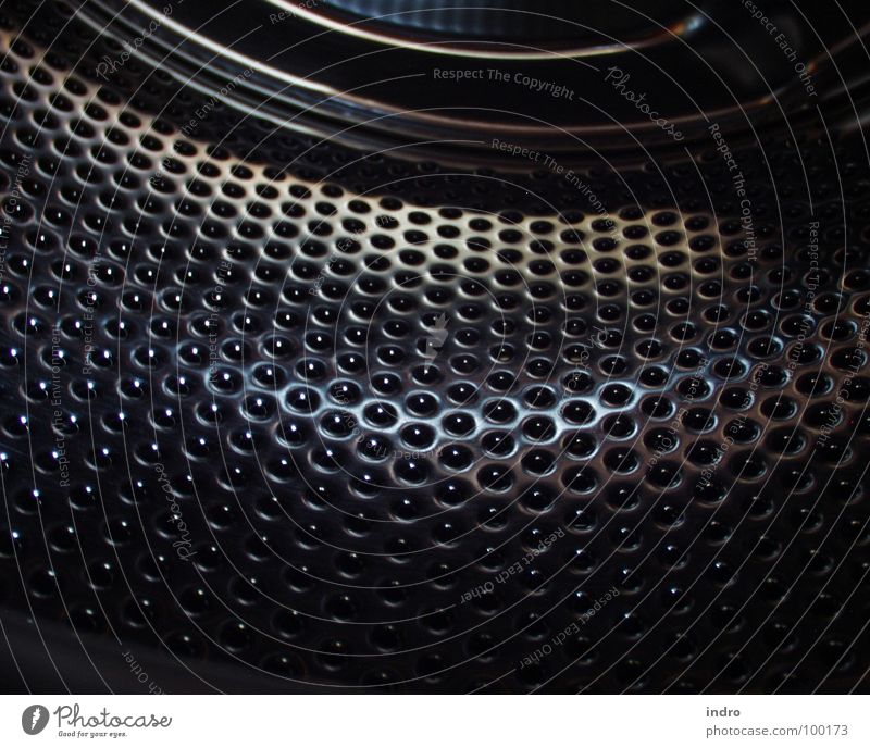 Einblick Trommel Oberfläche Waschmaschine Material Industrie Technik & Technologie Schatten Strukturen & Formen Metall