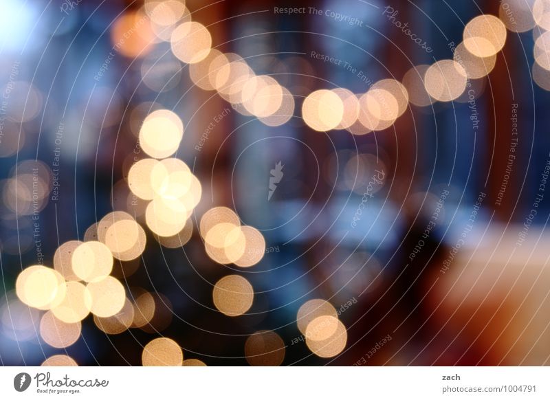 vielfältig | Leuchten Wohnung Innenarchitektur Dekoration & Verzierung Lampe Weihnachten & Advent Kitsch Krimskrams leuchten blau Licht Lichterkette Lichtschein