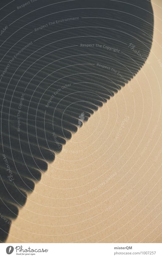 Dünenwirbel I Kunst ästhetisch Zufriedenheit Stranddüne Wüste Sandstrand Strukturen & Formen Wind Idylle Symmetrie Farbfoto Gedeckte Farben Außenaufnahme