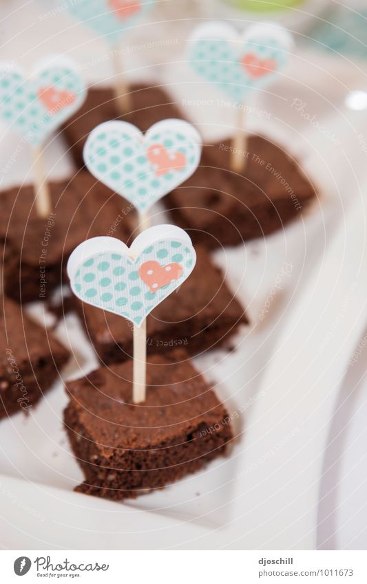 Ein Herz für Kuchen Lebensmittel Dessert Süßwaren Schokolade Ernährung Kaffeetrinken Picknick Fingerfood Feste & Feiern Valentinstag Muttertag Hochzeit