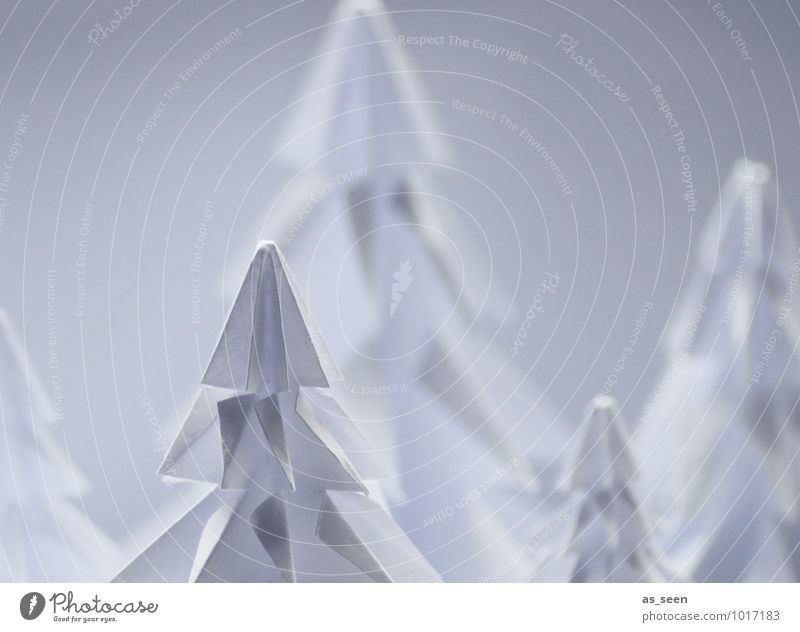Im Winterwald Lifestyle elegant Stil Design harmonisch Sinnesorgane Handarbeit Basteln Origami Faltkunst Weihnachten & Advent Umwelt Natur Landschaft Pflanze