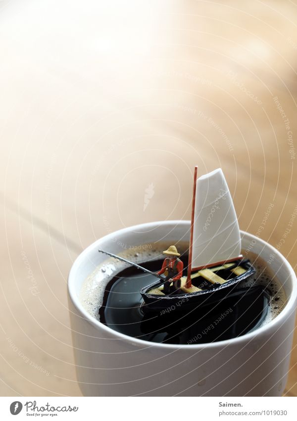 Zuckerangler Frühstück Getränk Heißgetränk Kaffee Tasse Schwimmen & Baden außergewöhnlich Duft Flüssigkeit maritim trashig Fernweh geheimnisvoll Idee innovativ