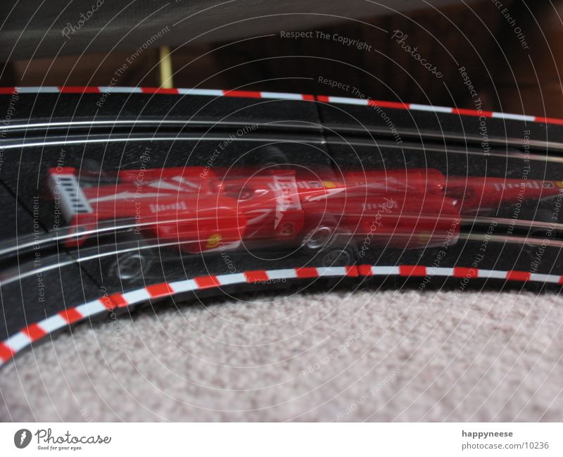 Wahnsinnige Geschwindigkeit 2 Carrerabahn Autorennen Rennwagen Formel 1 Langzeitbelichtung Motorsport Kurve