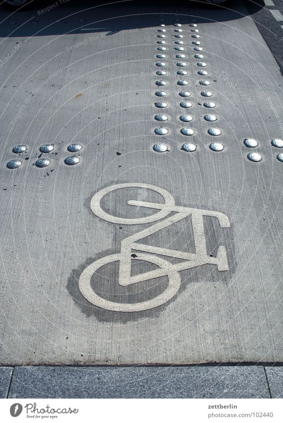 Fahrrad Fahrradweg 8 Verkehrswege Schilder & Markierungen