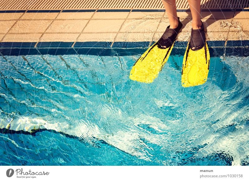 rein und runter Freizeit & Hobby Ferien & Urlaub & Reisen Sommerurlaub Sport Fitness Sport-Training Wassersport Sportler Schwimmen & Baden tauchen Schnorcheln