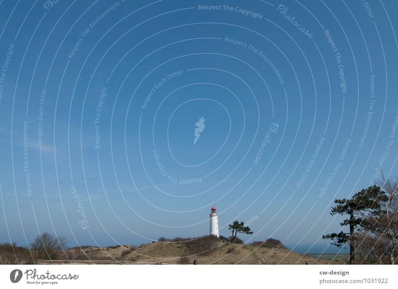 Leuchtturm Leuchtfeuer weiß am meer Küste Landschaft