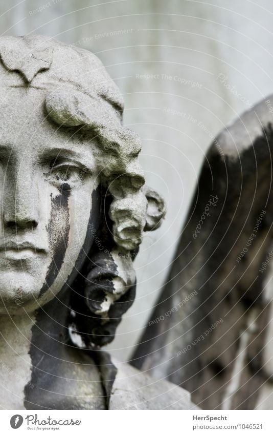 Sorrow Kunstwerk Skulptur London alt ästhetisch schön grau Traurigkeit Trauer Tod Schmerz Friedhof Grabmal Engel Christentum Tränen weinen Stein