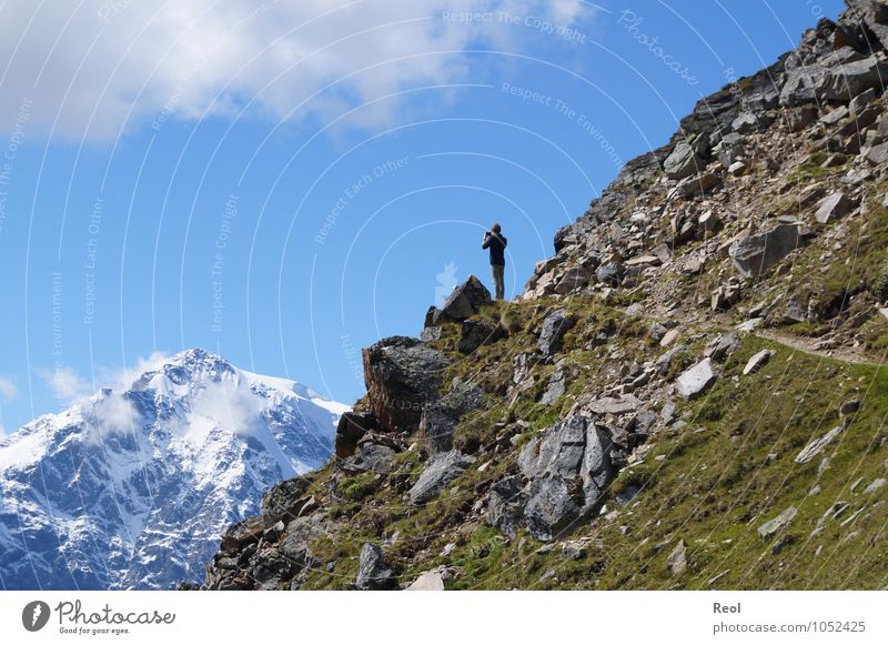 Schöne Aussicht Ferien & Urlaub & Reisen Tourismus Ausflug Abenteuer Ferne Sightseeing Berge u. Gebirge wandern Mensch maskulin 1 13-18 Jahre Kind Jugendliche