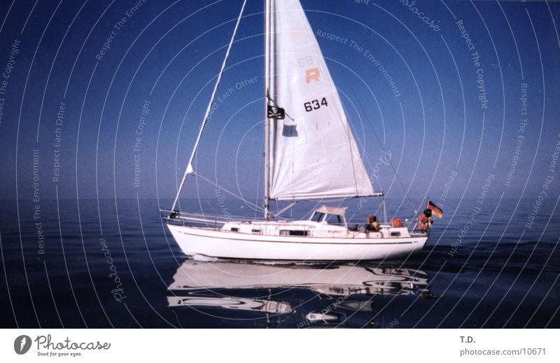 Pirates Of The.. Ostsee Meer Segeln Wasserfahrzeug ruhig Reflexion & Spiegelung Schifffahrt Dänemark
