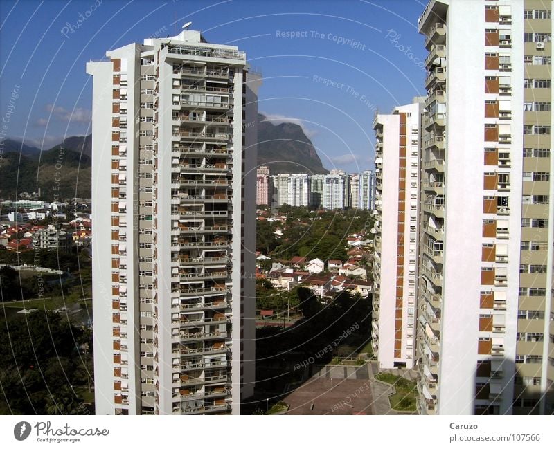 Hoch die Tassen! Hotel Ferien & Urlaub & Reisen Gebäude Rio de Janeiro Strand Sommer Tourismus Ferne hoch