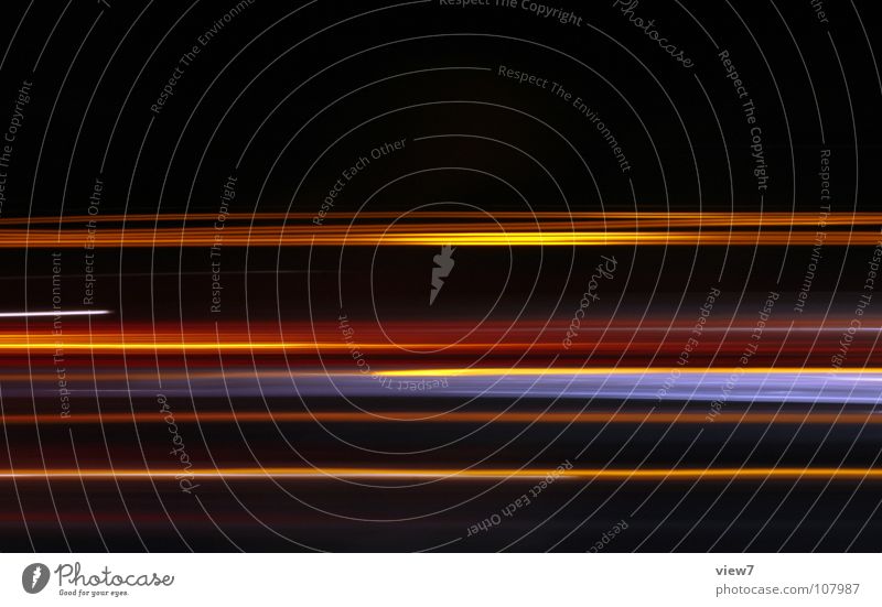 Farben Licht Strahlung ausbreiten Nacht dunkel Autobahn Langzeitbelichtung mehrfarbig Hintergrundbild Verkehr Elektrisches Gerät Technik & Technologie