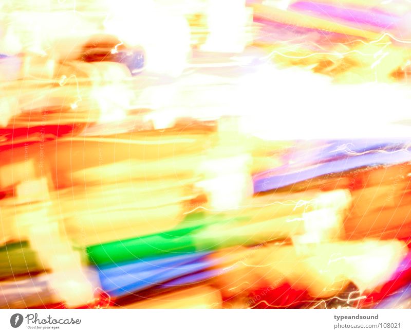 La Boum Unschärfe festlich abstrakt Geschwindigkeit Langzeitbelichtung Fröhlichkeit drehen taumeln Farbrausch Freude Alkohol Farbe Bewegung Feste & Feiern