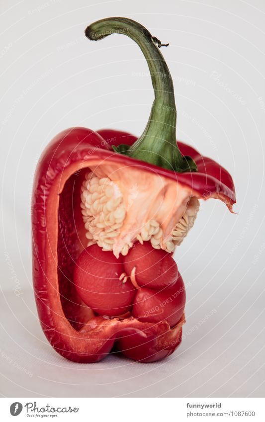 Alien - die heimliche Rückkehr Lebensmittel Gemüse Salat Salatbeilage Paprika Ernährung Vegetarische Ernährung Diät Fasten bedrohlich Ekel gruselig Kunst