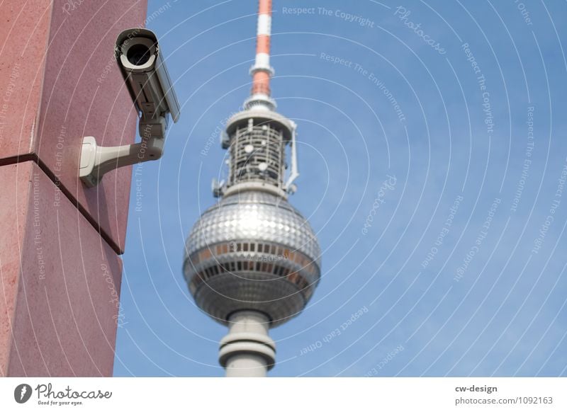 Fernsehturm in Berlin Berliner Fernsehturm Alexanderplatz Architektur Wahrzeichen Stadt Sehenswürdigkeit