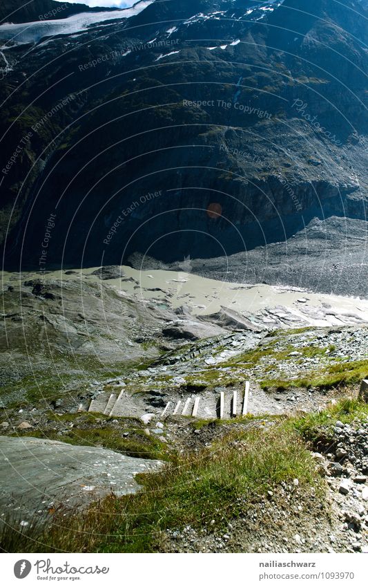 Pasterze Gletscher am Grossglockner Umwelt Natur Landschaft Frühling Sommer Herbst Klimawandel Wärme Alpen Berge u. Gebirge gigantisch Unendlichkeit natürlich