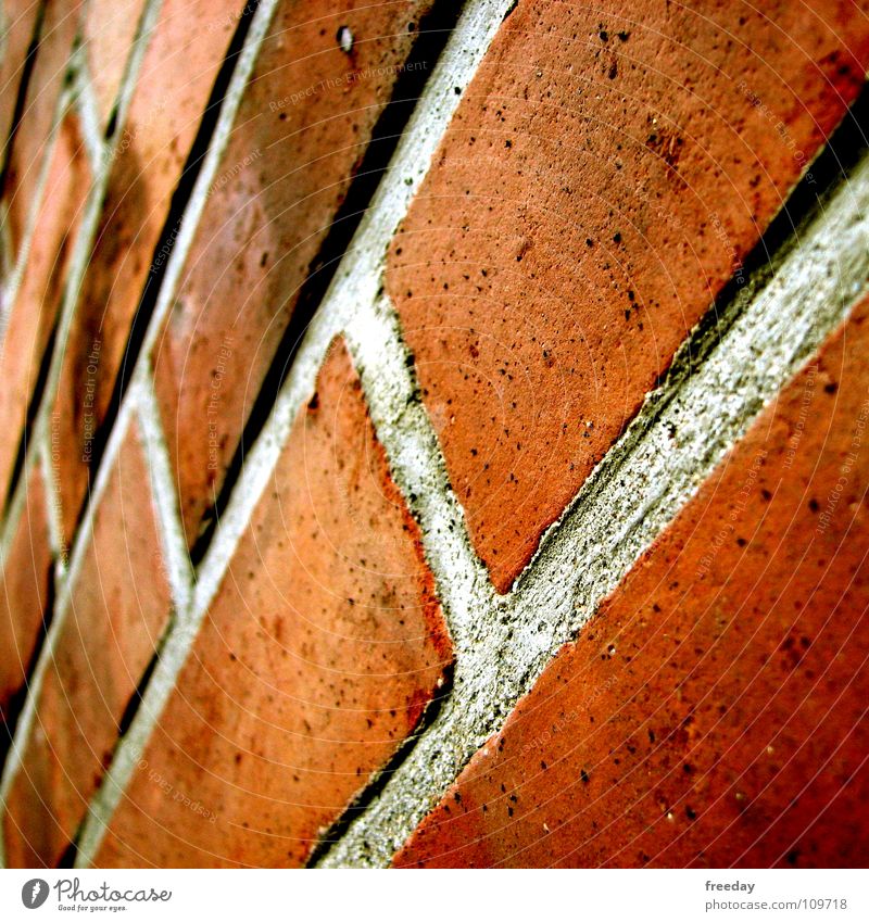 ::: Stein auf Stein ::: Hausbau Mauer Handwerk Wand rot Backstein Schaufel Mörtel Zement Wiedervereinigung Hintergrundbild Handwerker schwer Halt Grenze unten