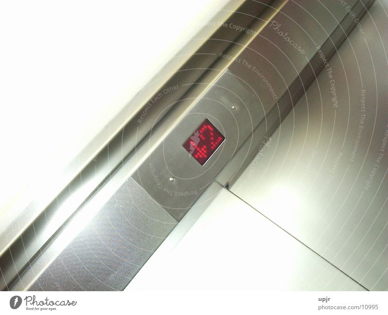 elevator floor2 Fahrstuhl Elektrisches Gerät Technik & Technologie Elevator Stockwerkanzeige abwärts