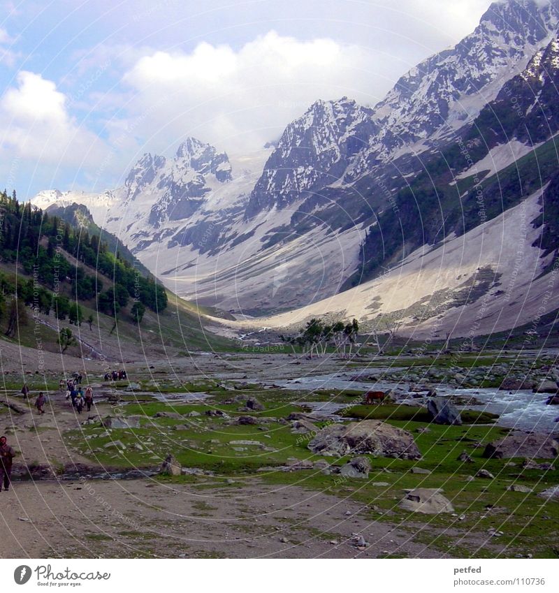 EDGE OF HIMALAYA Indien Jammu, Ladakh, Kaschmir Gletscher Ferien & Urlaub & Reisen weiß Berge u. Gebirge Erde Amerika Nationen Himalaya Natur Schnee Eis