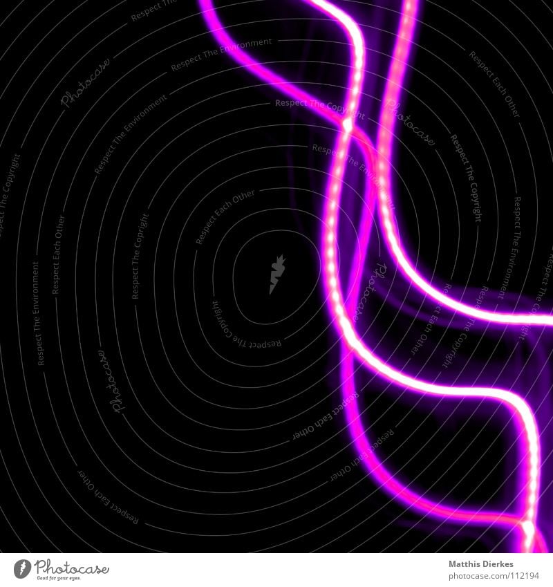 lichtspiel V Hintergrundbild Windung schlangenförmig Schlangenlinie abstrakt Lichtstreifen Leuchtspur Leuchtkraft Kontrast Farbenspiel Farbspur