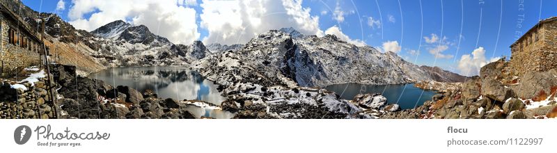 Gosainkunda Spiegelsee, Himalaya, Nepal Krankheit Ferien & Urlaub & Reisen Winter Schnee Berge u. Gebirge wandern Natur Landschaft Wolken Herbst Nebel Park