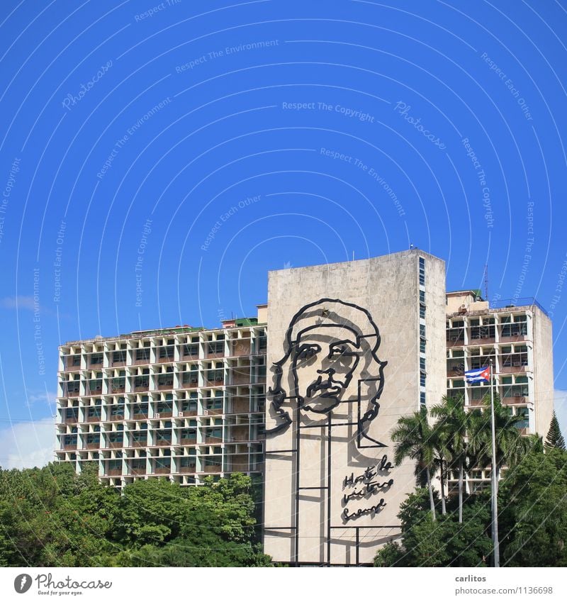 ¡Hasta la victoria siempre! Kuba Havanna Platz der Revolution Che Guevara Ferien & Urlaub & Reisen Rechnungshof Architektur Gebäude Verwaltung