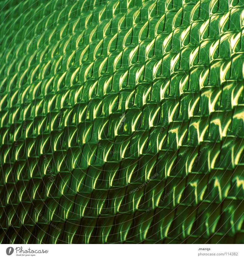 Verdor Strukturen & Formen Oberfläche Muster Glätte Geometrie Farbverlauf Verlauf glänzend Bruch Hintergrundbild Ecke Zeile Gift grün dunkelgrün weiß schwarz
