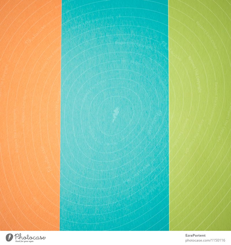 o|T|g Design Basteln Linie ästhetisch hell blau grün orange türkis Farbe Grafik u. Illustration Grafische Darstellung graphisch Strukturen & Formen gerade