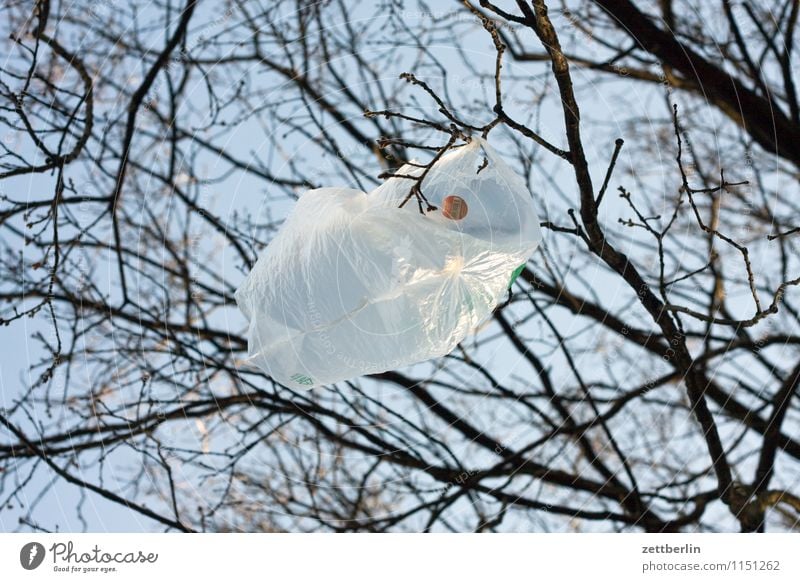 Tüte Plastiktüte Verpackung Verpackungsmaterial einpacken verpackt Müll Umweltverschmutzung Umweltschutz Plastikhülle Folie Kunststoff Güterverkehr & Logistik