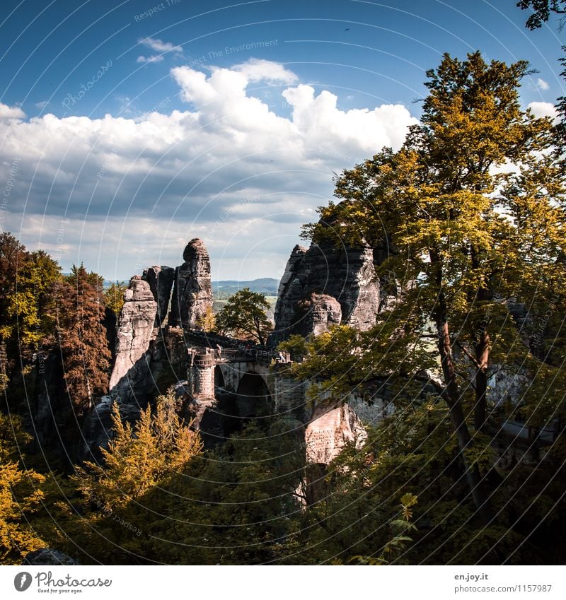 langlebig | aus Stein gemeißelt Ferien & Urlaub & Reisen Tourismus Ausflug Abenteuer Sommer Sommerurlaub Mensch Natur Landschaft Himmel Wolken Herbst