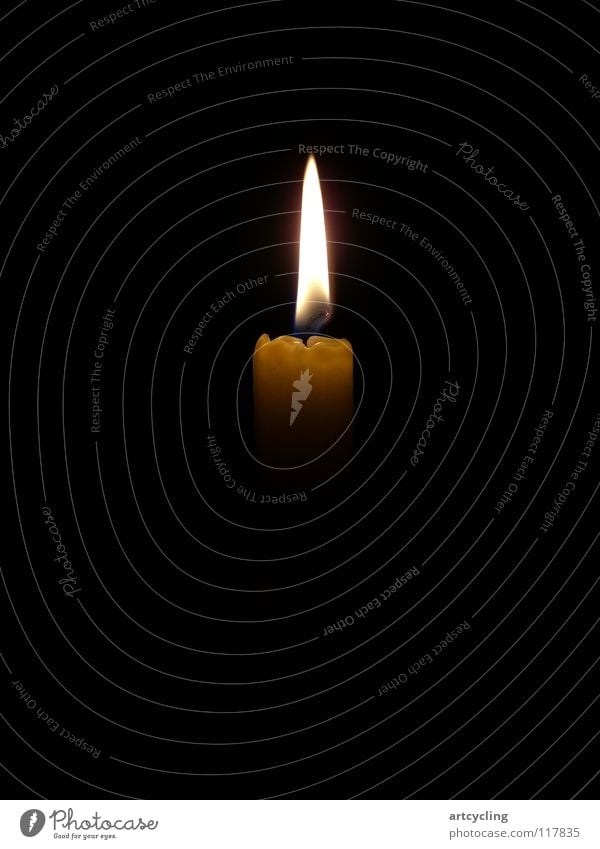 Kerze Licht Romantik Nacht schwarz Wachs Dekoration & Verzierung Wohnzimmer Schatten hell Brand Kerzendocht Flamme
