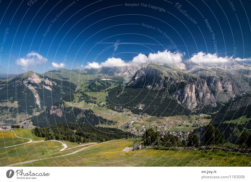 "Wolkenstein" Ferien & Urlaub & Reisen Tourismus Ausflug Abenteuer Ferne Freiheit Sommer Sommerurlaub Berge u. Gebirge wandern Natur Landschaft Himmel Alpen