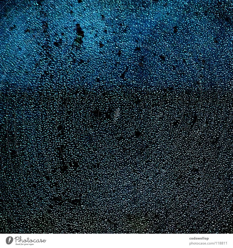 blue #257 Nacht kalt abstrakt Fenster kondensieren Wasser obskur condensation night water cold rothko