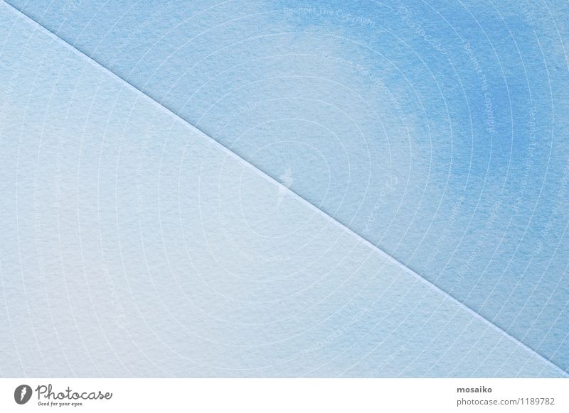 blaue Aquarelle auf strukturiertem Papier Stil Design Tapete einfach frisch hell modern grau Farbe Kreativität Werbung Einladung Entwurf Logo minimalistisch