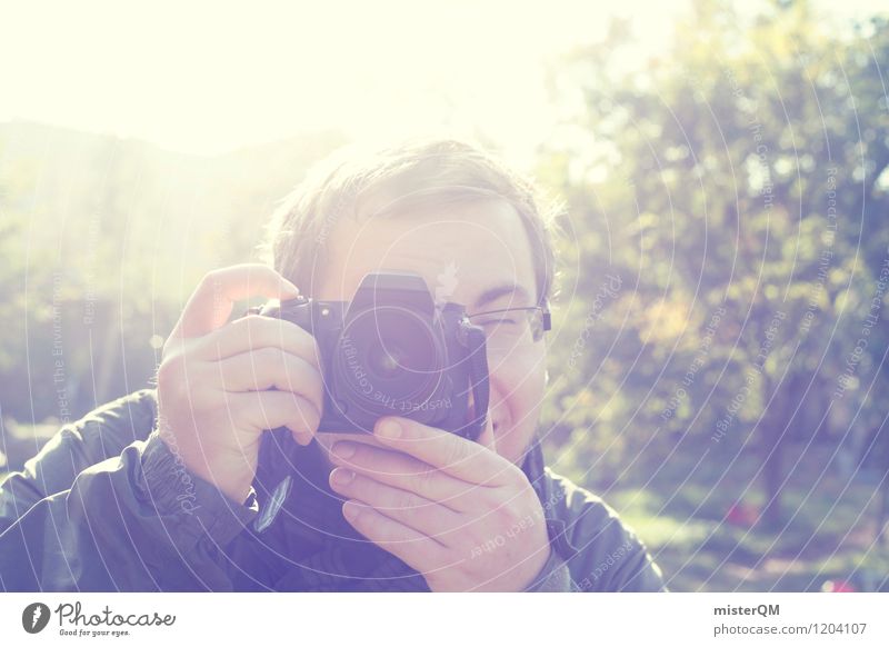 Snapshot. Kunst ästhetisch Fotografie Fotografieren Fotogeschäft Fotokamera Momentaufnahme Sonnenstrahlen Freundschaft Klacken schreiben Außenaufnahme