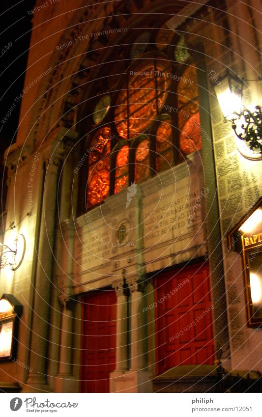 1st BaptistChurchBroadway NY Architektur Fassade Glaube Religion & Glaube Stimmung New York City Gotik Gotteshäuser church baptist Kirche Kirchenfenster Dracula