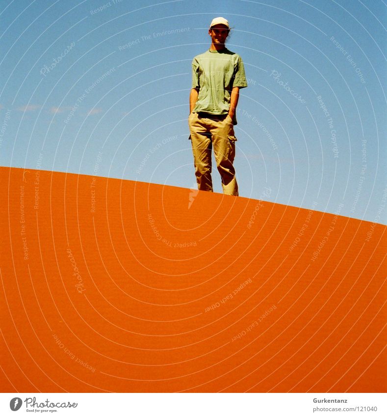 Life on Mars Outback Australien rot Alice Springs Horizont mehrfarbig Ferien & Urlaub & Reisen Wüste Erde Sand Himmel blau orange Stranddüne Kontrast Farbe