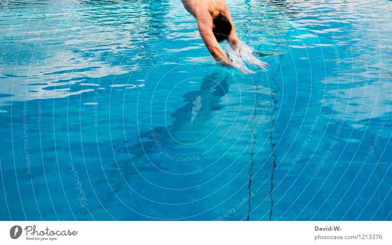 schwindelig | von oben nach unten Gesundheit sportlich Fitness Wellness Schwimmen & Baden Freizeit & Hobby Ferien & Urlaub & Reisen Sommer Sommerurlaub Sport