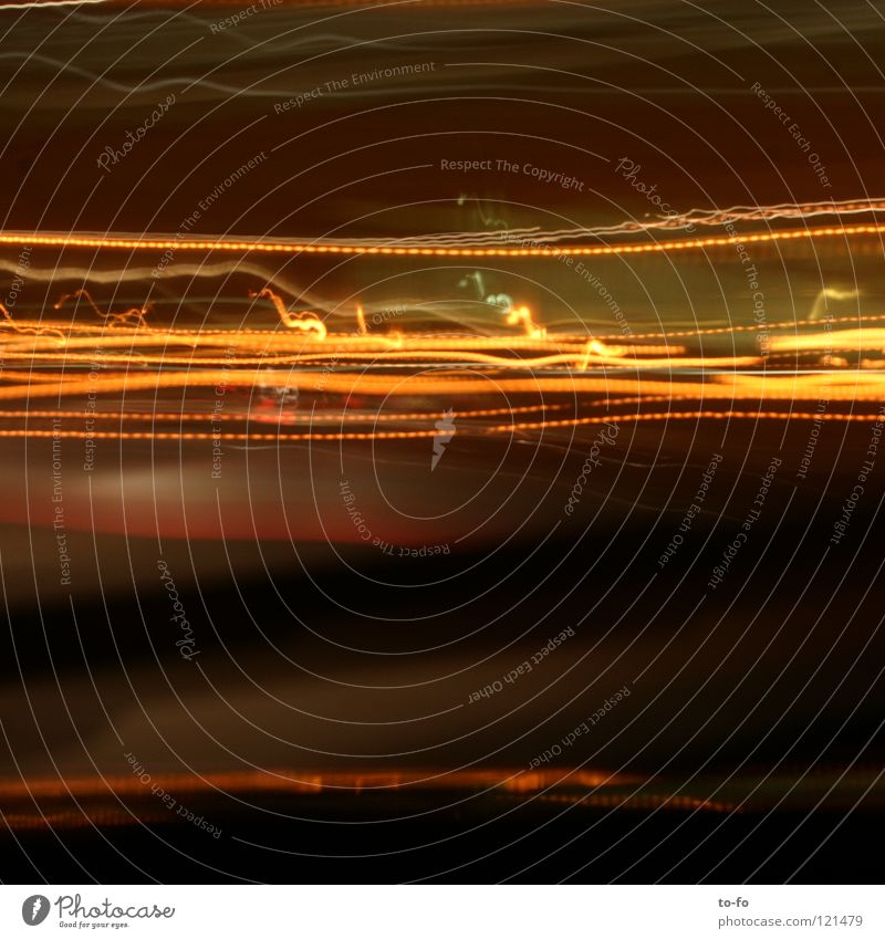 10 Sekunden Licht Leuchtspur Zeit fahren abstrakt Langzeitbelichtung Verkehr Straße Lampe