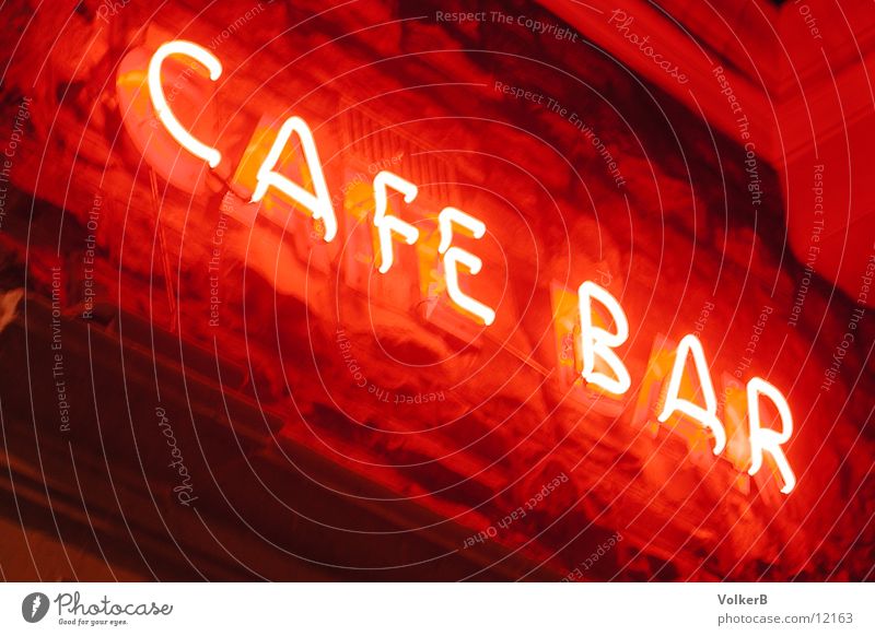 Cafe Neon Neonlicht Café Club Kaffee leuchten