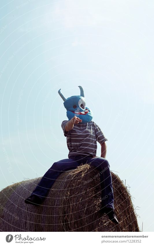 I WANT YOU! Kunst Kunstwerk ästhetisch Außerirdischer außerirdisch außergewöhnlich Monster Ungeheuer ungeheuerlich blau zeigen wählen sitzen verrückt Tippen