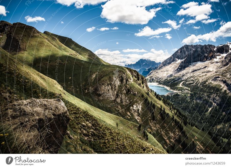 Dolomiten III Freizeit & Hobby wandern Ferien & Urlaub & Reisen Tourismus Ausflug Freiheit Sommer Sommerurlaub Berge u. Gebirge Klettern Bergsteigen Natur