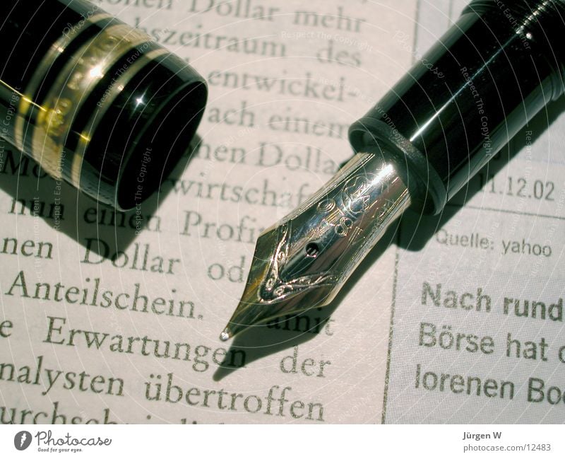 Meisterstück 1 Füllfederhalter Tinte Typographie Handschrift Zeitung meisterstück Schriftzeichen masterpiece pen ink handwriting