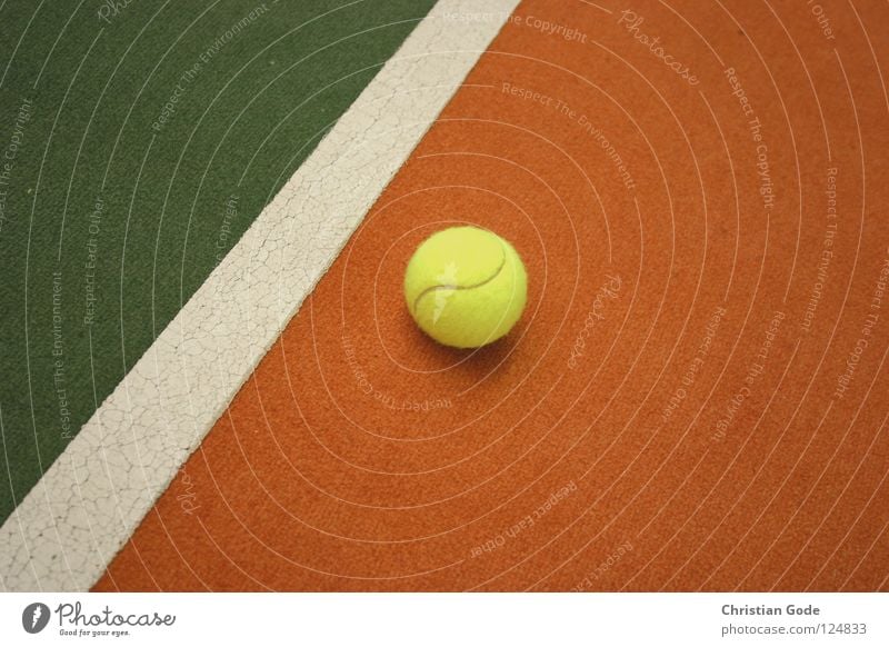Vom Punkt zur Linie zur Fläche Tennis Teppich Winter reserviert Tennisball grün weiß Geschwindigkeit Spielen Tennisschläger 2 Aufschlag gelb Linienrichter Sport