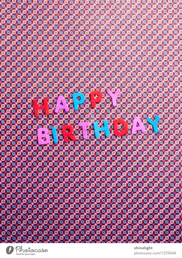 happy birthday Feste & Feiern Geburtstag blau mehrfarbig rosa rot Einladung einladen Happy Birthday Glückwünsche Gratulation Geburtstagswunsch Alles Gute