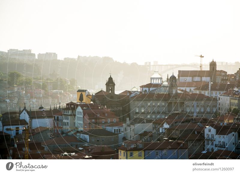 Porto V Ferien & Urlaub & Reisen Tourismus Ausflug Abenteuer Ferne Freiheit Sommer Sommerurlaub Sonne Himmel Horizont Sonnenaufgang Sonnenuntergang Sonnenlicht