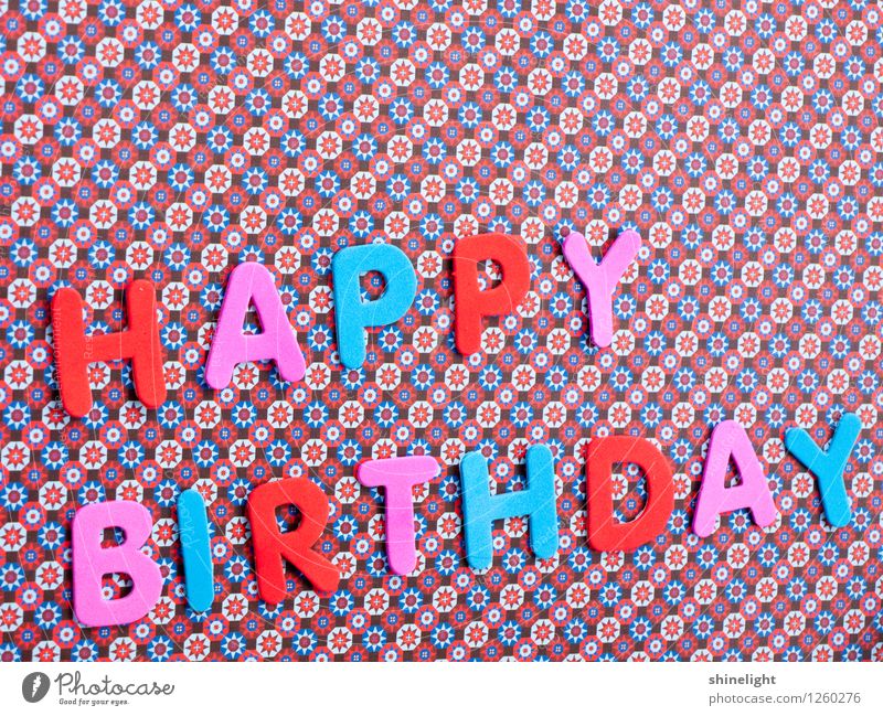 happy b-day Feste & Feiern Geburtstag blau mehrfarbig rosa rot Einladung einladen Happy Birthday Glückwünsche Gratulation Geburtstagswunsch Alles Gute