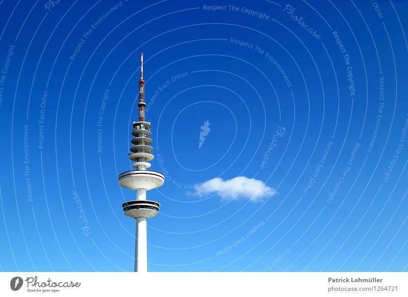 Fernsehturm Hamburg Medienbranche Telekommunikation Informationstechnologie Architektur Fernsehen Umwelt Himmel Wolken Schönes Wetter Deutschland Europa Stadt