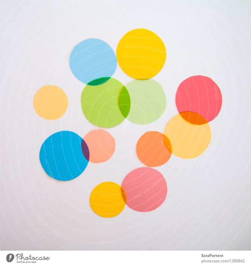 bubbles elegant Stil Design Spielen Basteln Zeichen Kugel ästhetisch hell rund blau mehrfarbig gelb grün orange rot weiß Farbe Grafik u. Illustration