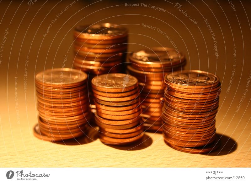 Geld stinkt nicht! Geldmünzen Cent bezahlen leasen Schulden Europa Bronze Prägung kupfer