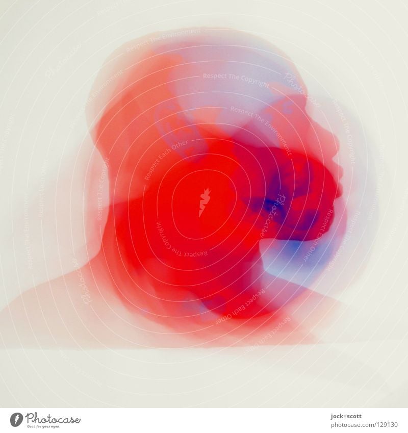 Vertigo Kopf Kunst Grafik u. Illustration drehen rot Gefühle beweglich träumen verstört Identität Schwindelgefühl Reaktionen u. Effekte abstrakt Schädel